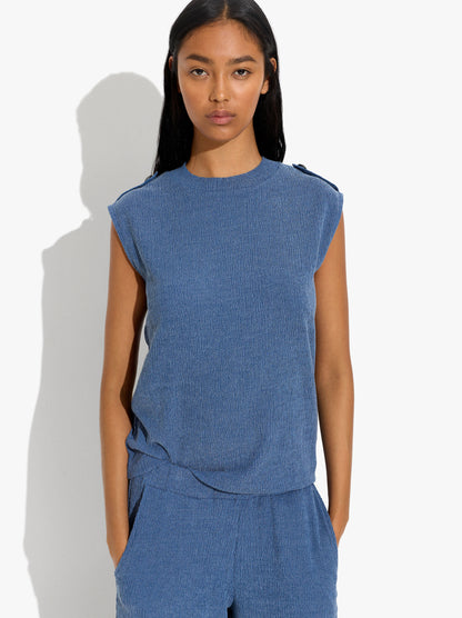 Top With Button Detail
