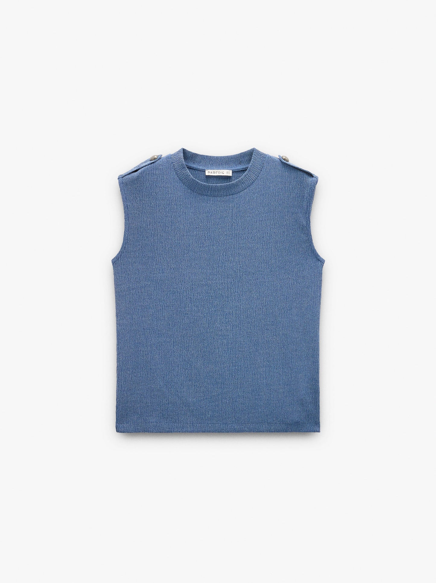 Top With Button Detail