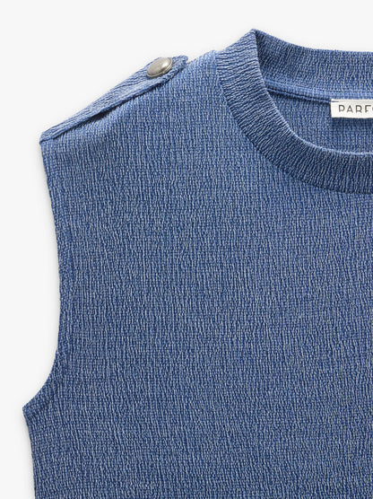 Top With Button Detail