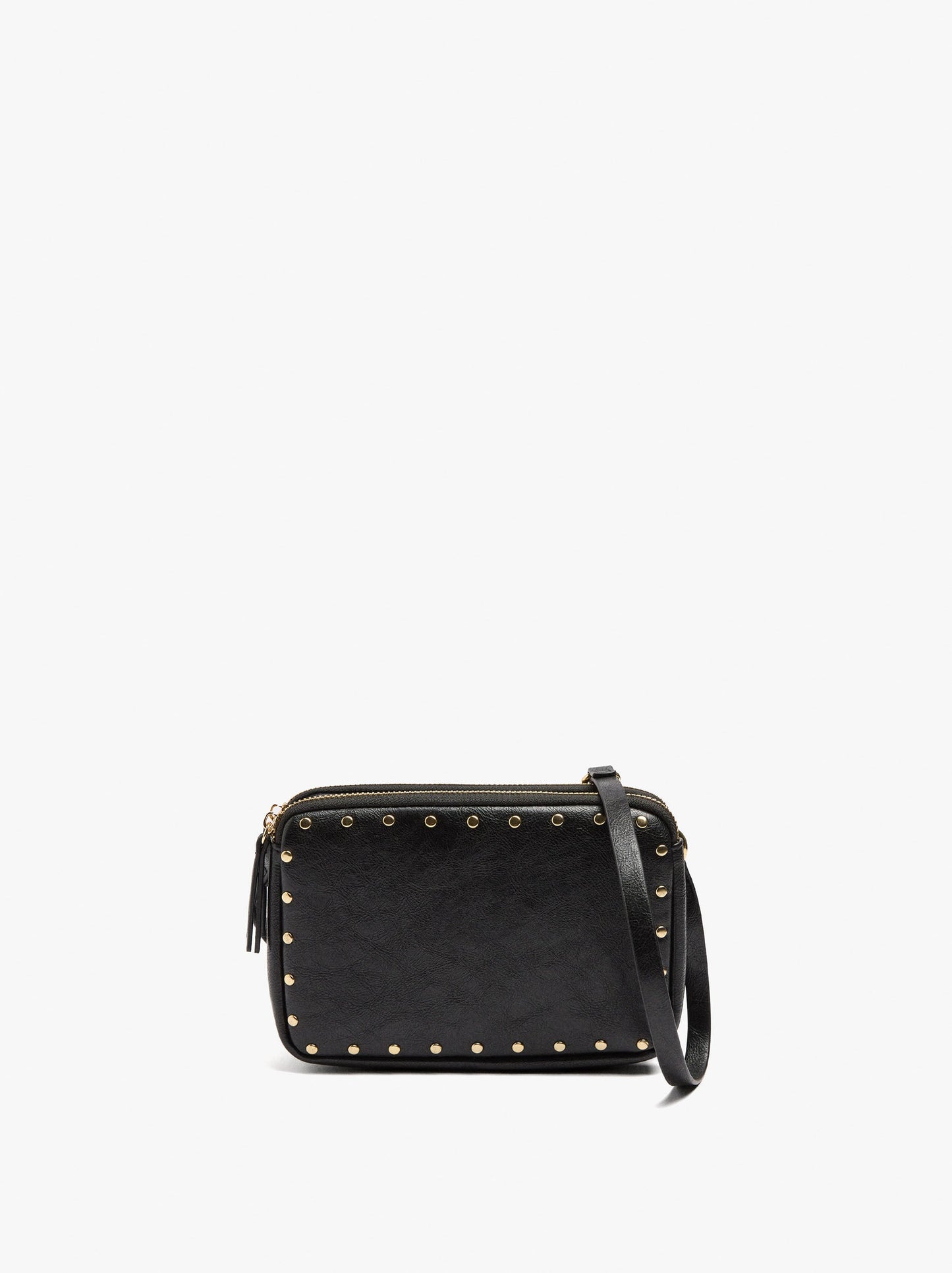 Double Crossbody Bag With Studs