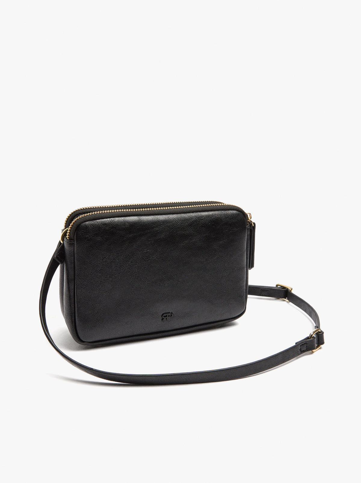 Double Crossbody Bag With Studs