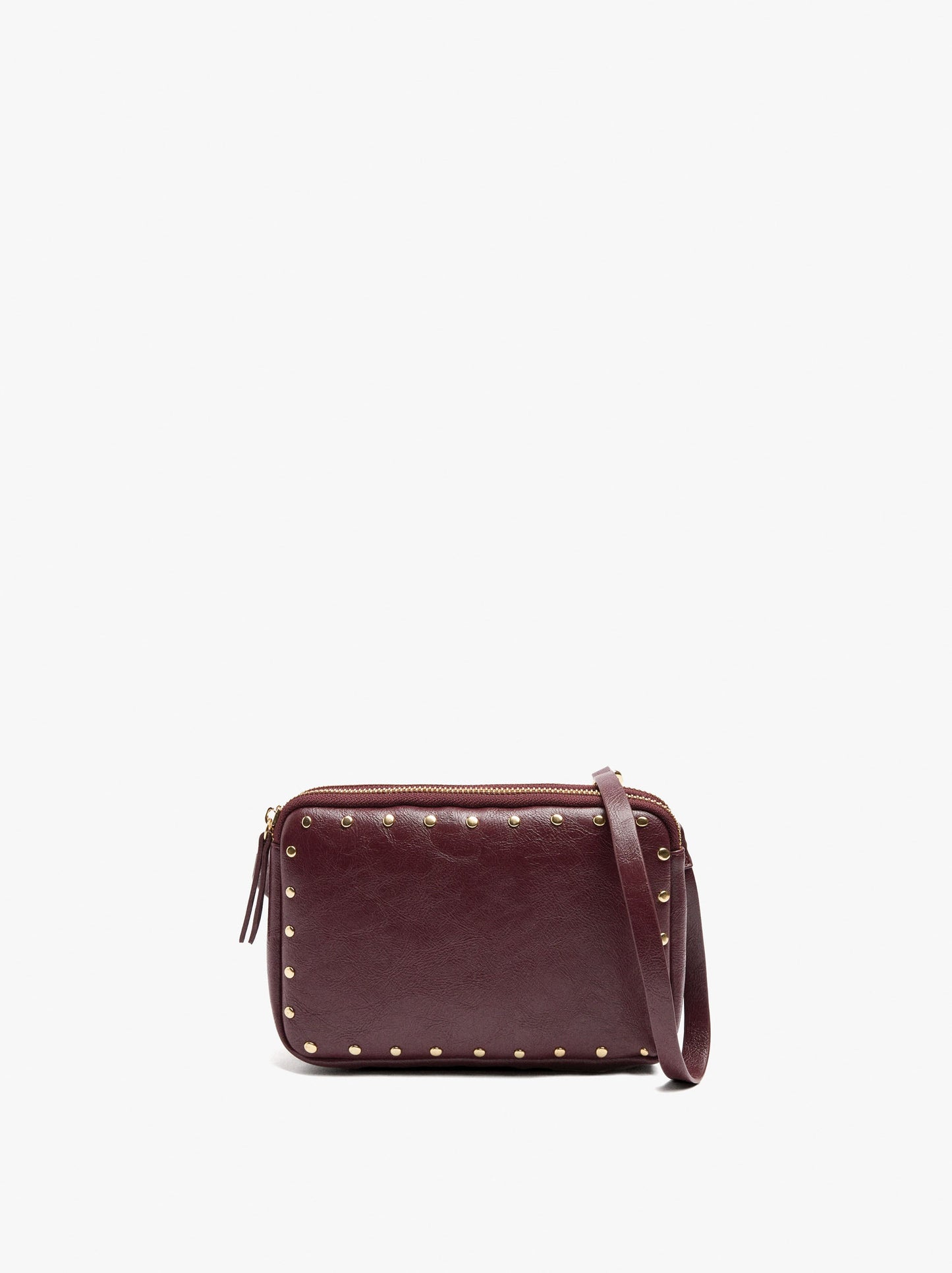 Double Crossbody Bag With Studs