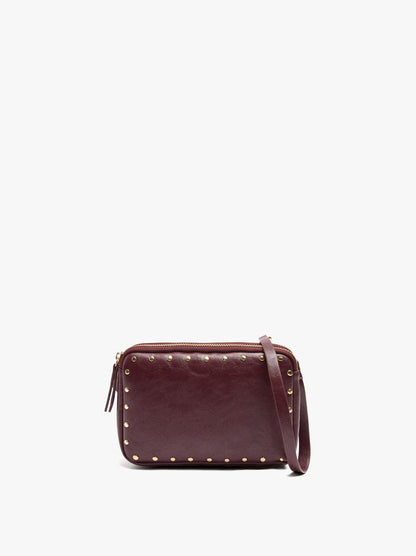 Double Crossbody Bag With Studs