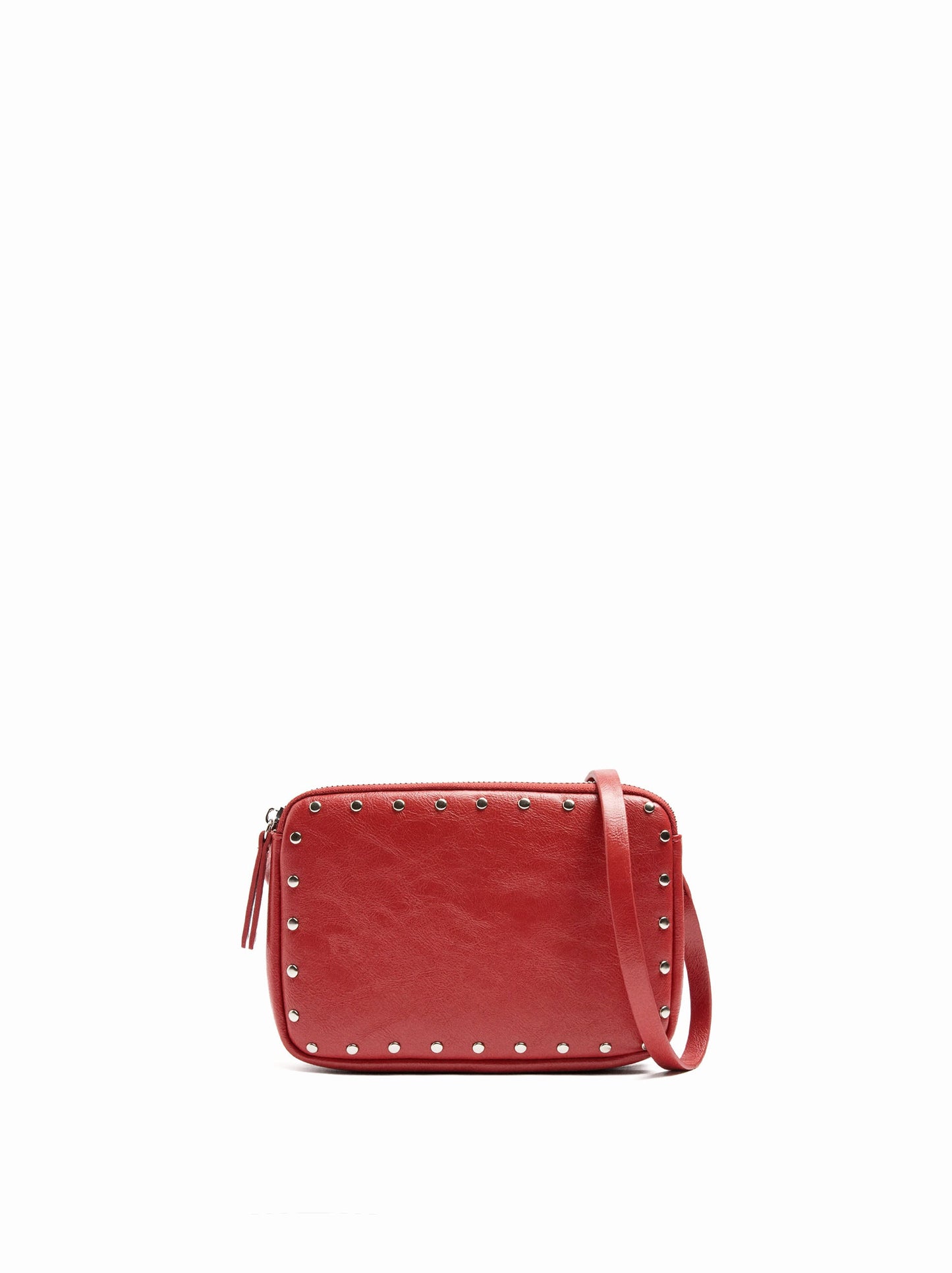 Double Crossbody Bag With Studs