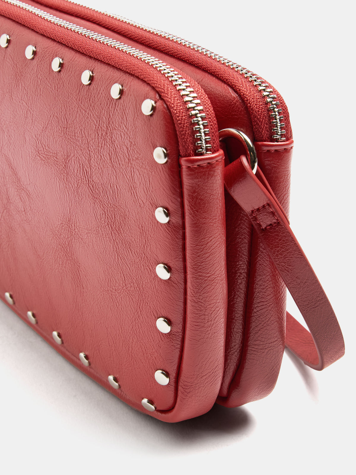 Double Crossbody Bag With Studs