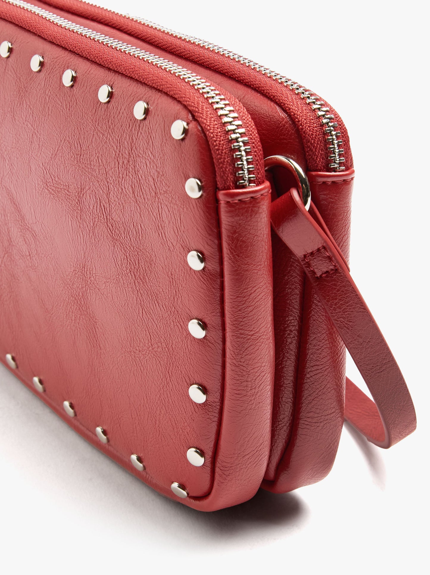 Double Crossbody Bag With Studs