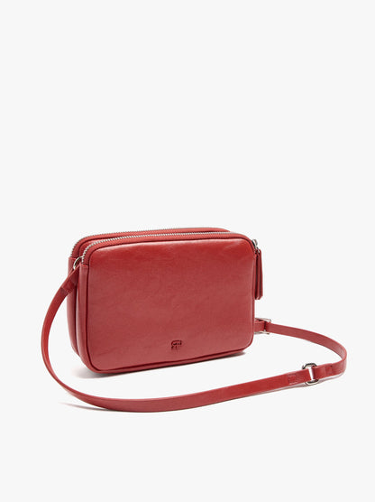 Double Crossbody Bag With Studs