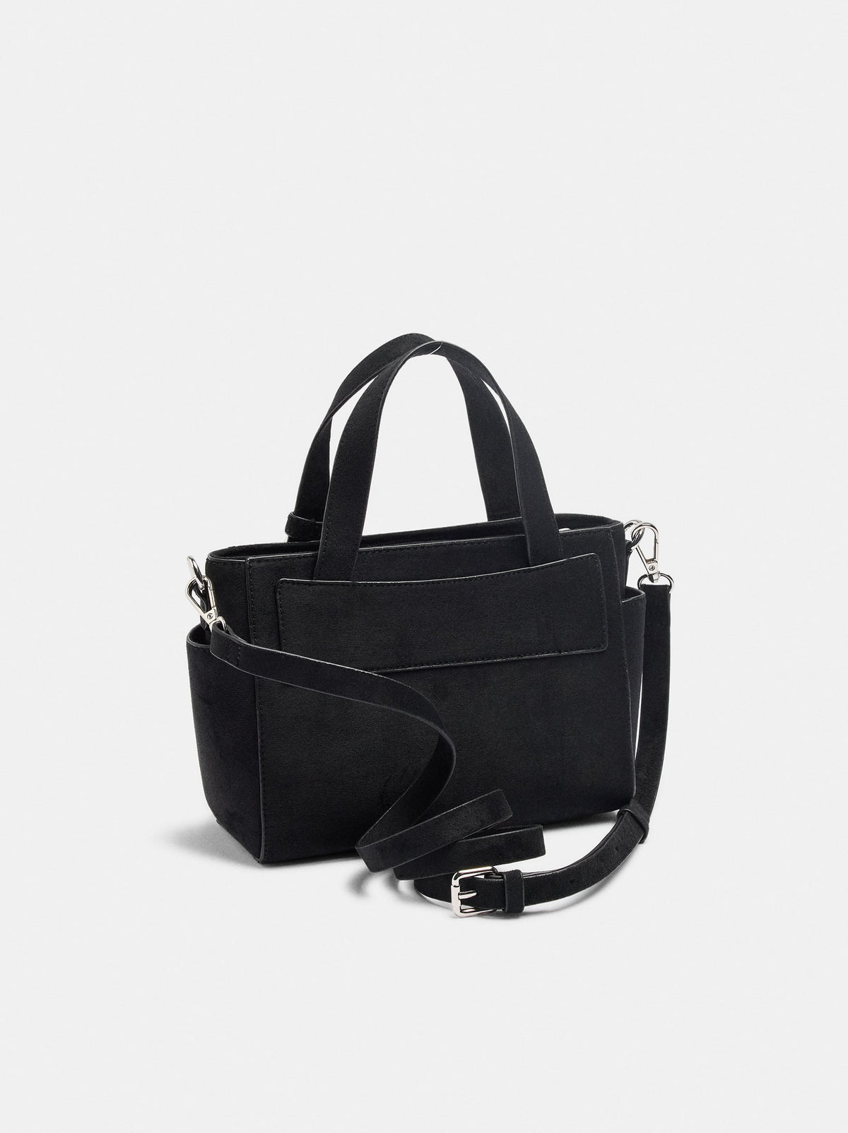 Leather-Effect Tote Bag With Studs