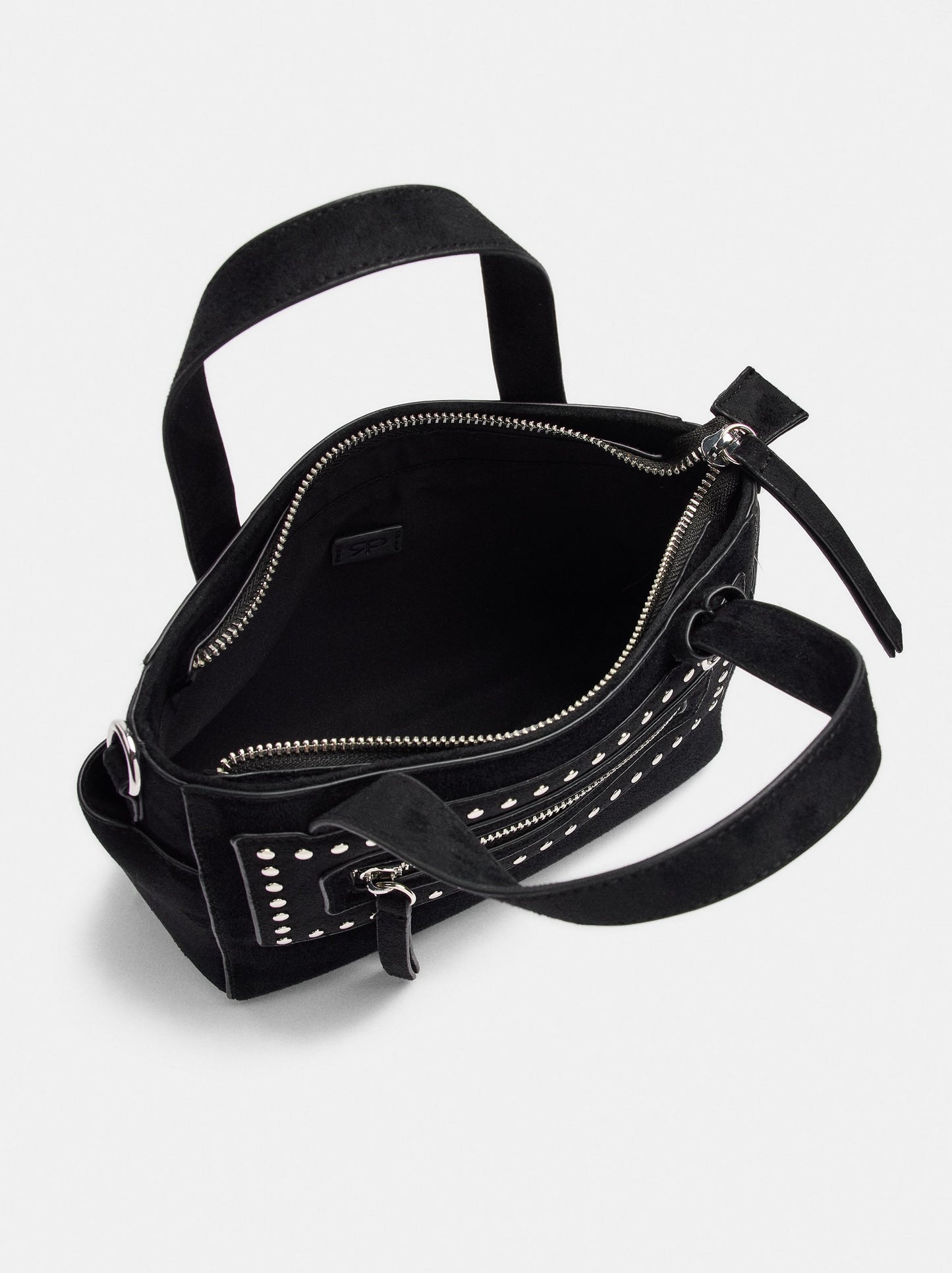 Leather-Effect Tote Bag With Studs