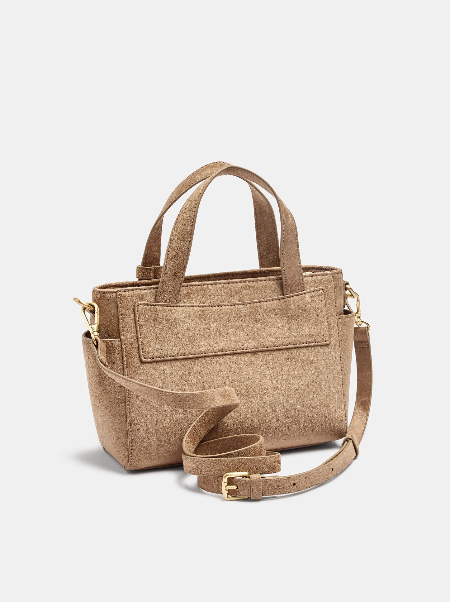 Leather-Effect Tote Bag With Studs