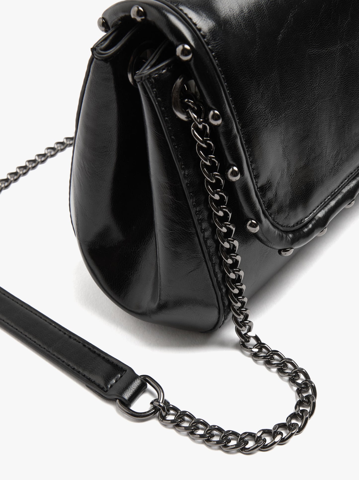 Shoulder Bag With Spheres And Chain