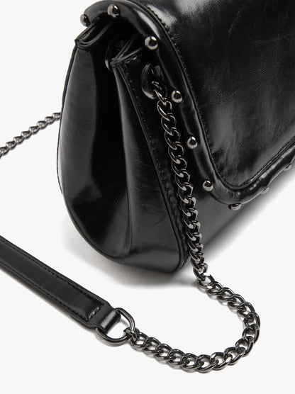 Shoulder Bag With Spheres And Chain