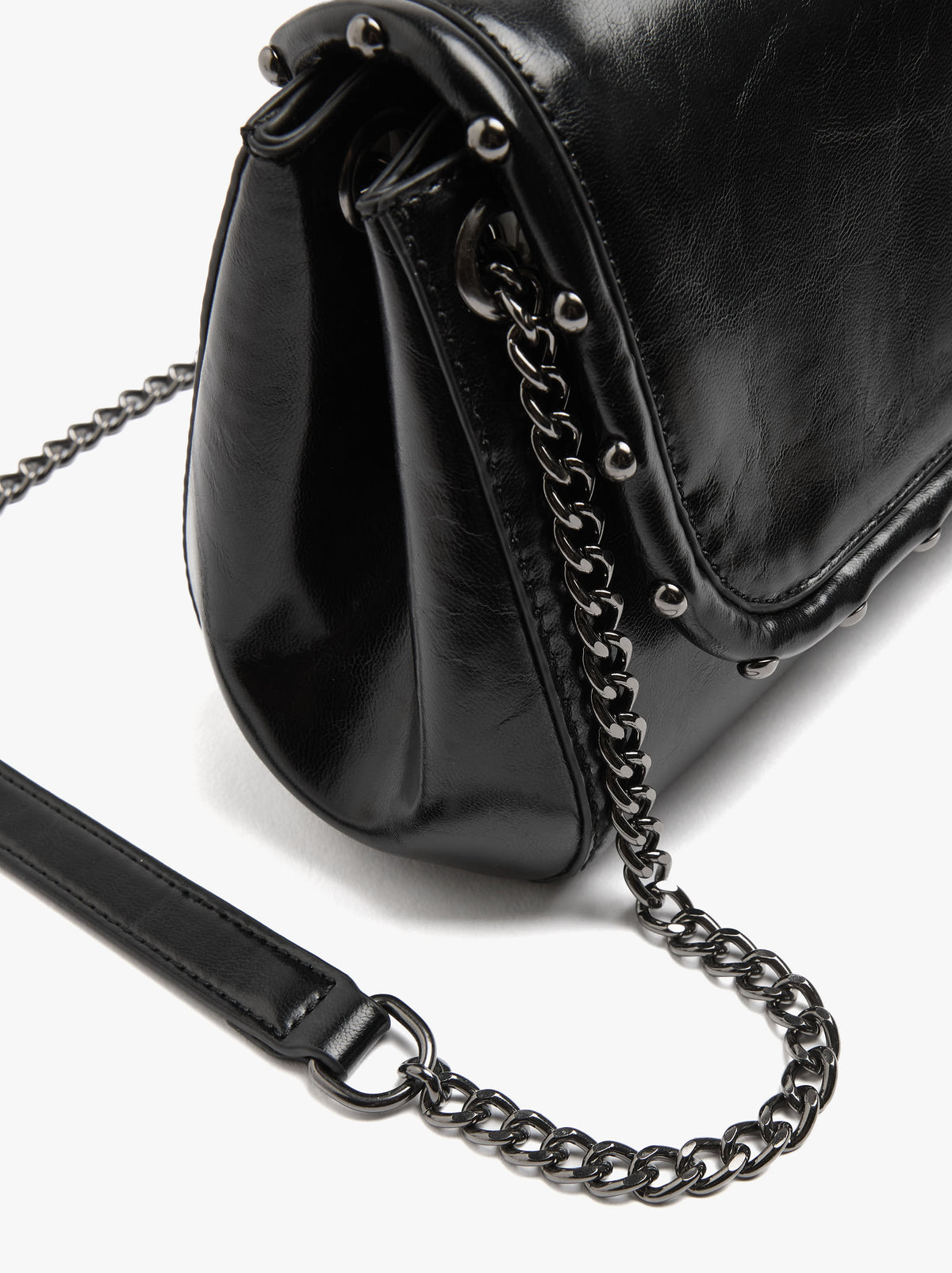 Shoulder Bag With Spheres And Chain