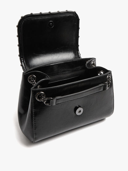 Shoulder Bag With Spheres And Chain