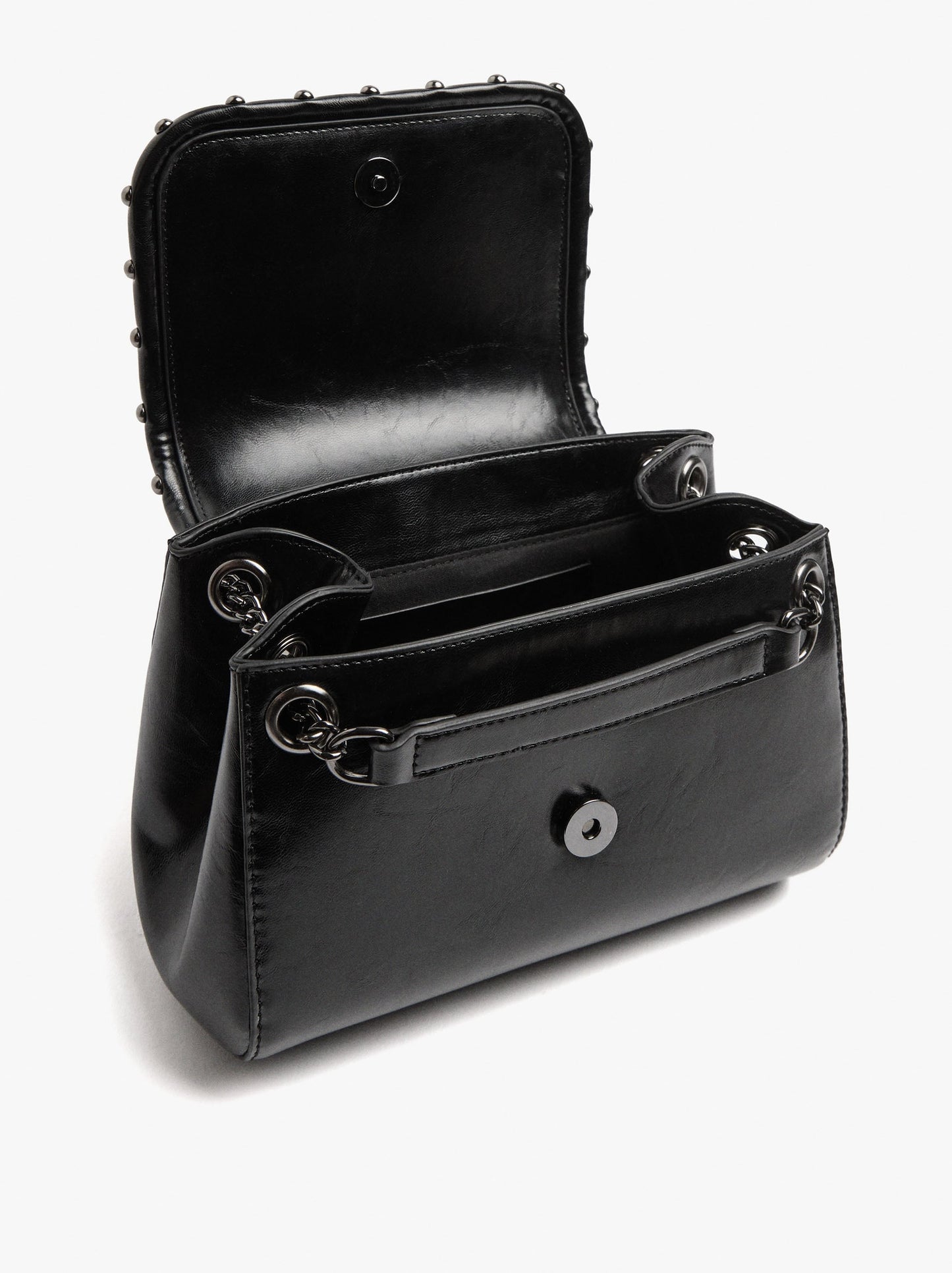 Shoulder Bag With Spheres And Chain