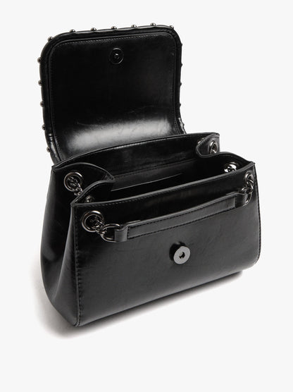 Shoulder Bag With Spheres And Chain