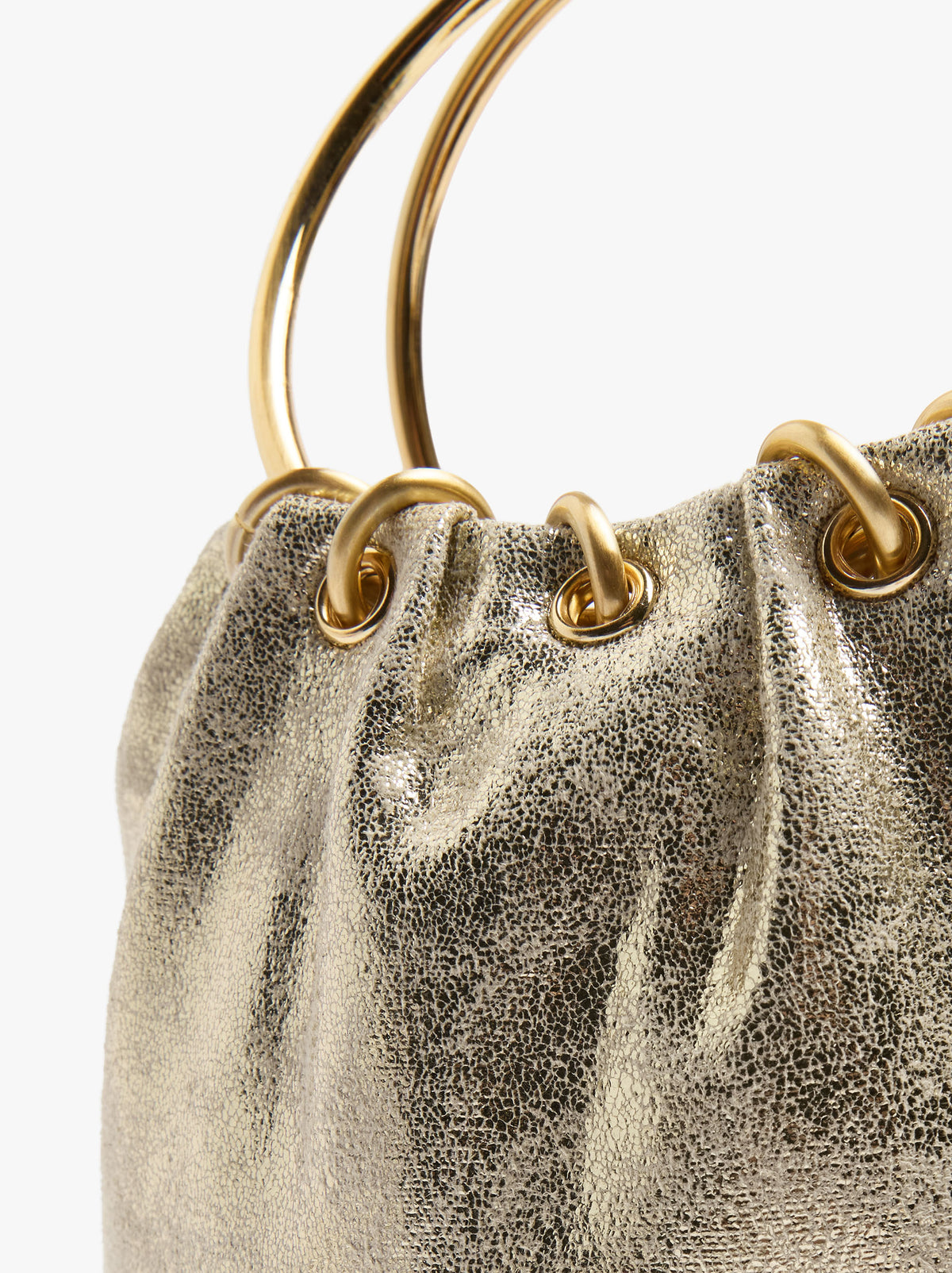 Metallic Party Bag With Rings