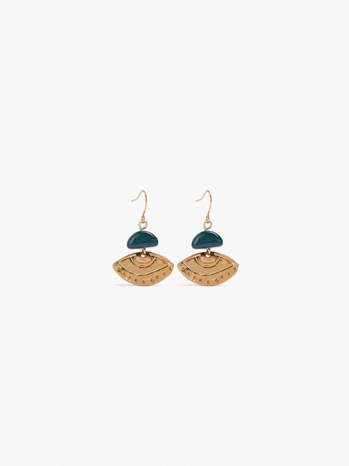 Eye Earrings With Ceramic