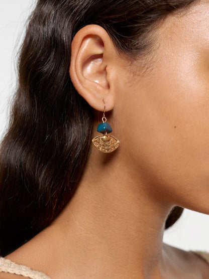 Eye Earrings With Ceramic