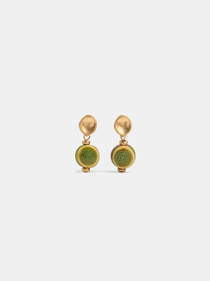 Earrings With Ceramic