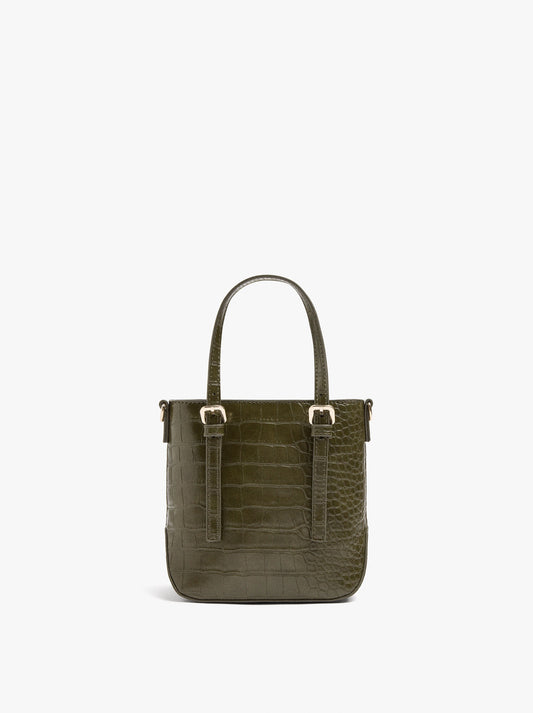 Handbag With Animal Embossing