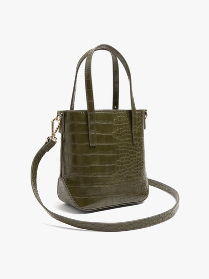 Handbag With Animal Embossing