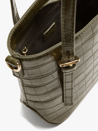 Handbag With Animal Embossing