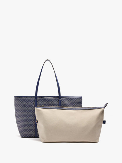 Shopper Bag Printed With Removable Pouch