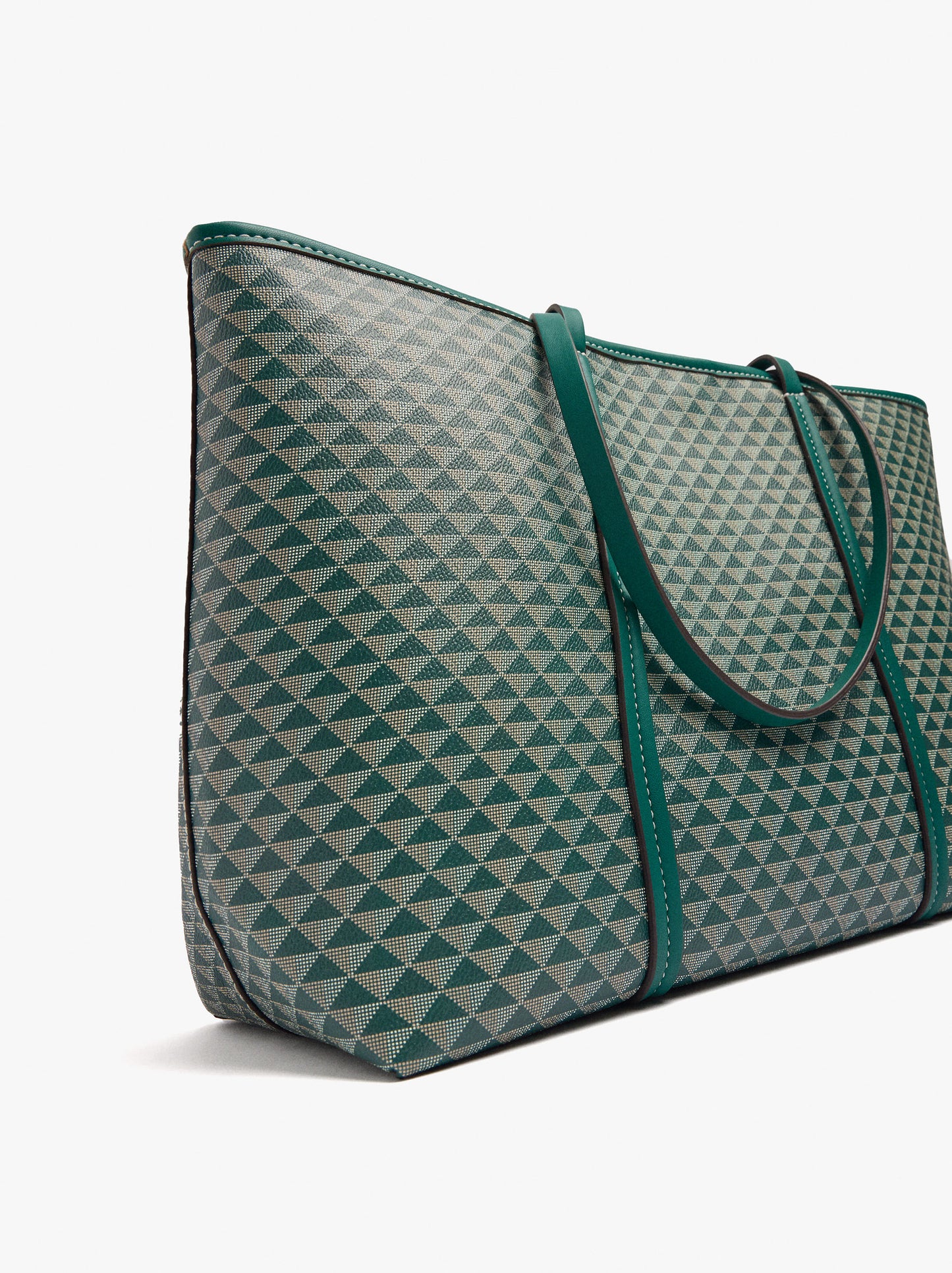 Shopper Bag Printed With Removable Pouch