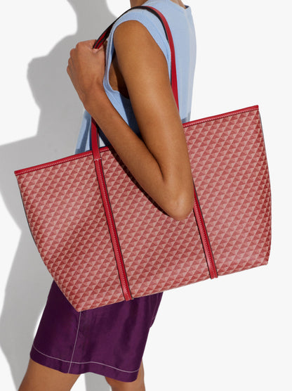 Shopper Bag Printed With Removable Pouch