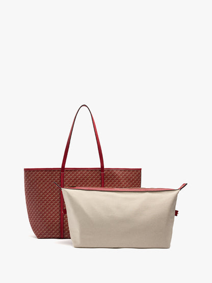 Shopper Bag Printed With Removable Pouch