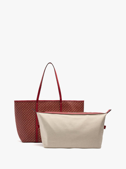 Shopper Bag Printed With Removable Pouch