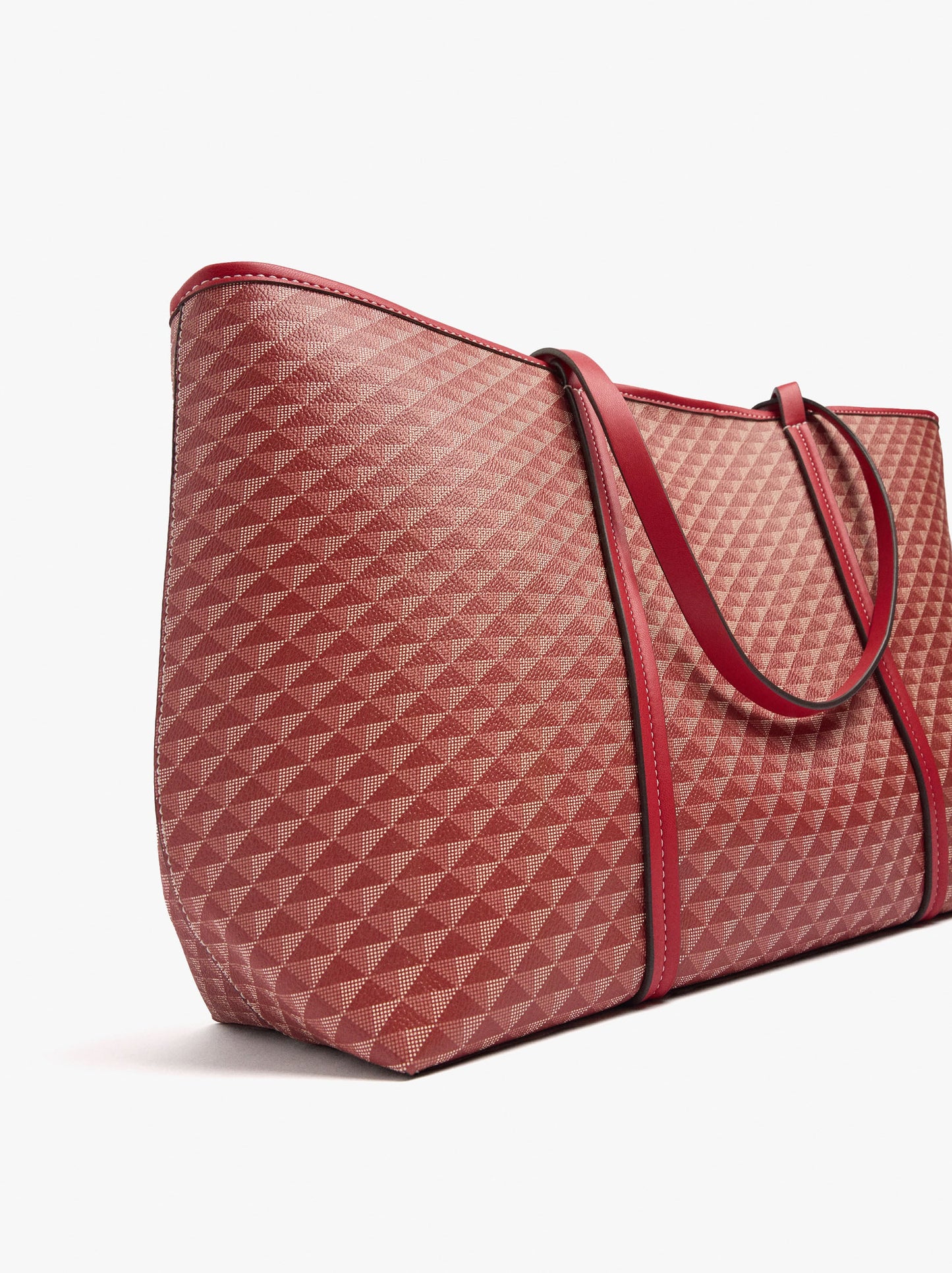 Shopper Bag Printed With Removable Pouch