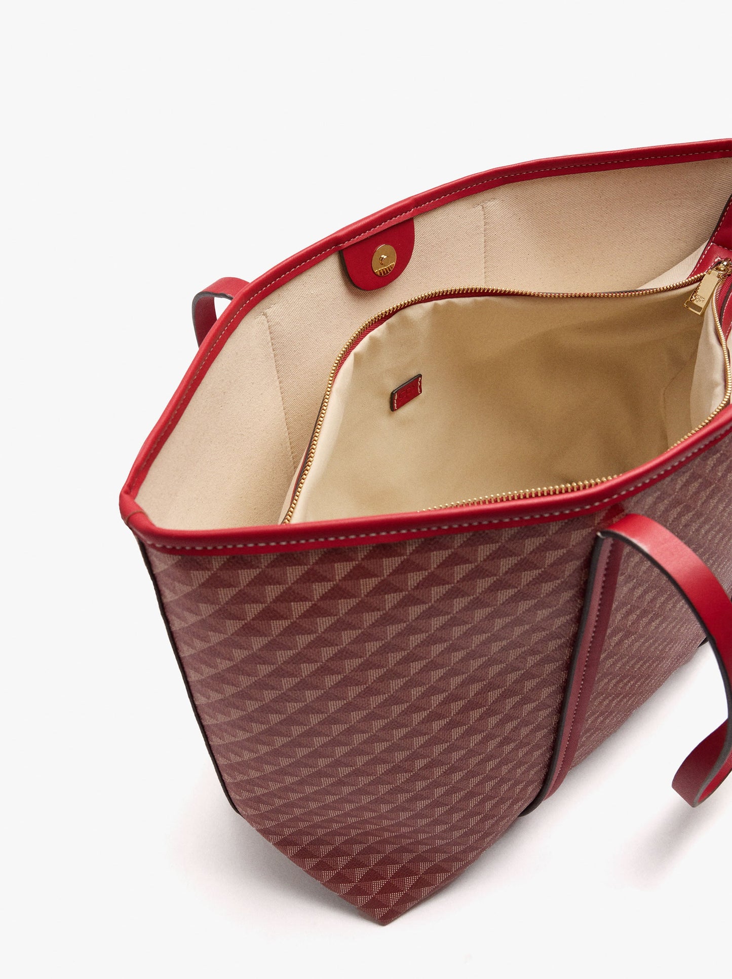Shopper Bag Printed With Removable Pouch