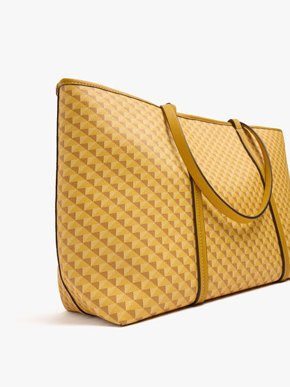 Shopper Bag Printed With Removable Pouch