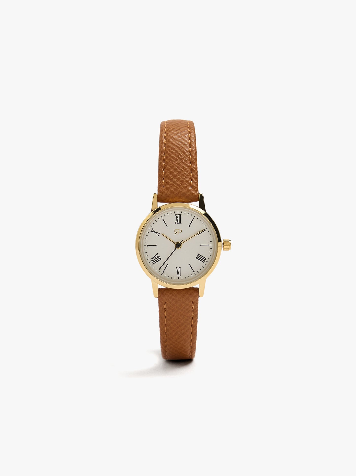 Round Watch With Bracelet With Texture