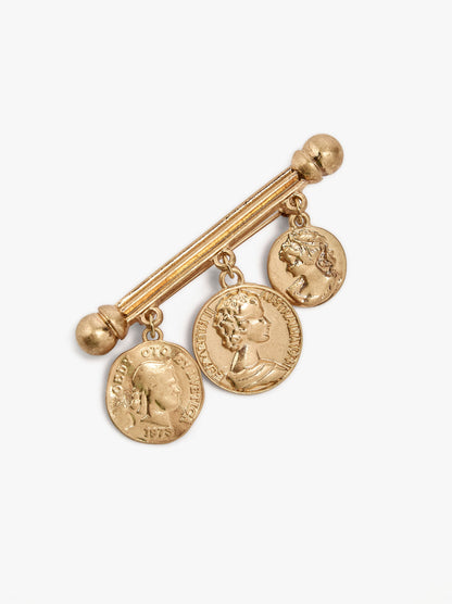 Brooch With Bars And Medals