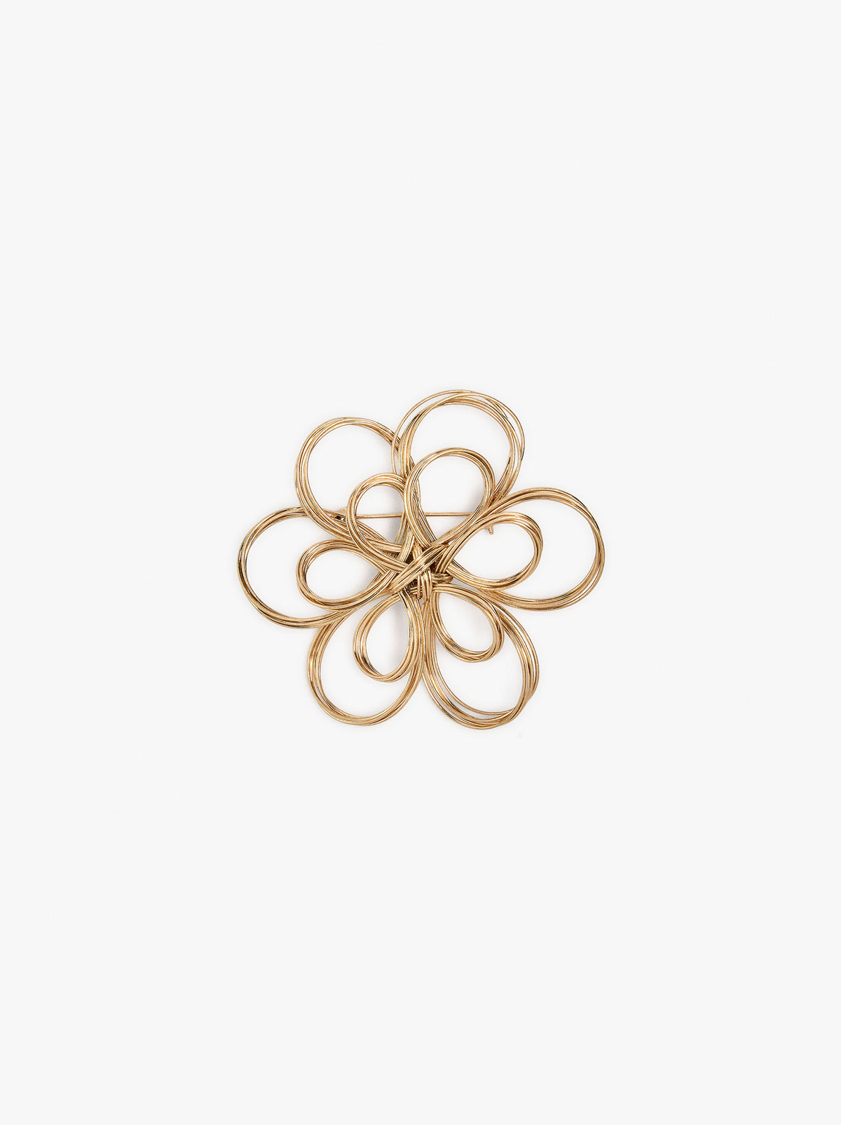 Intertwined Flower Brooch