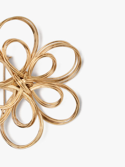Intertwined Flower Brooch