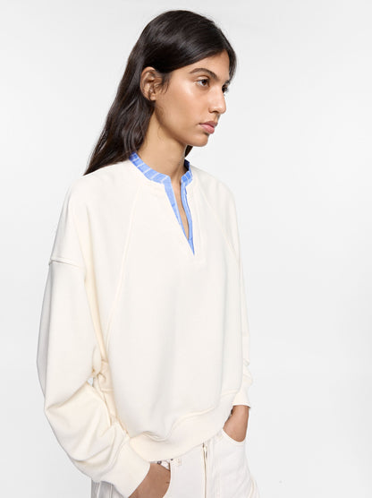 Sweatshirt With Contrast Detail