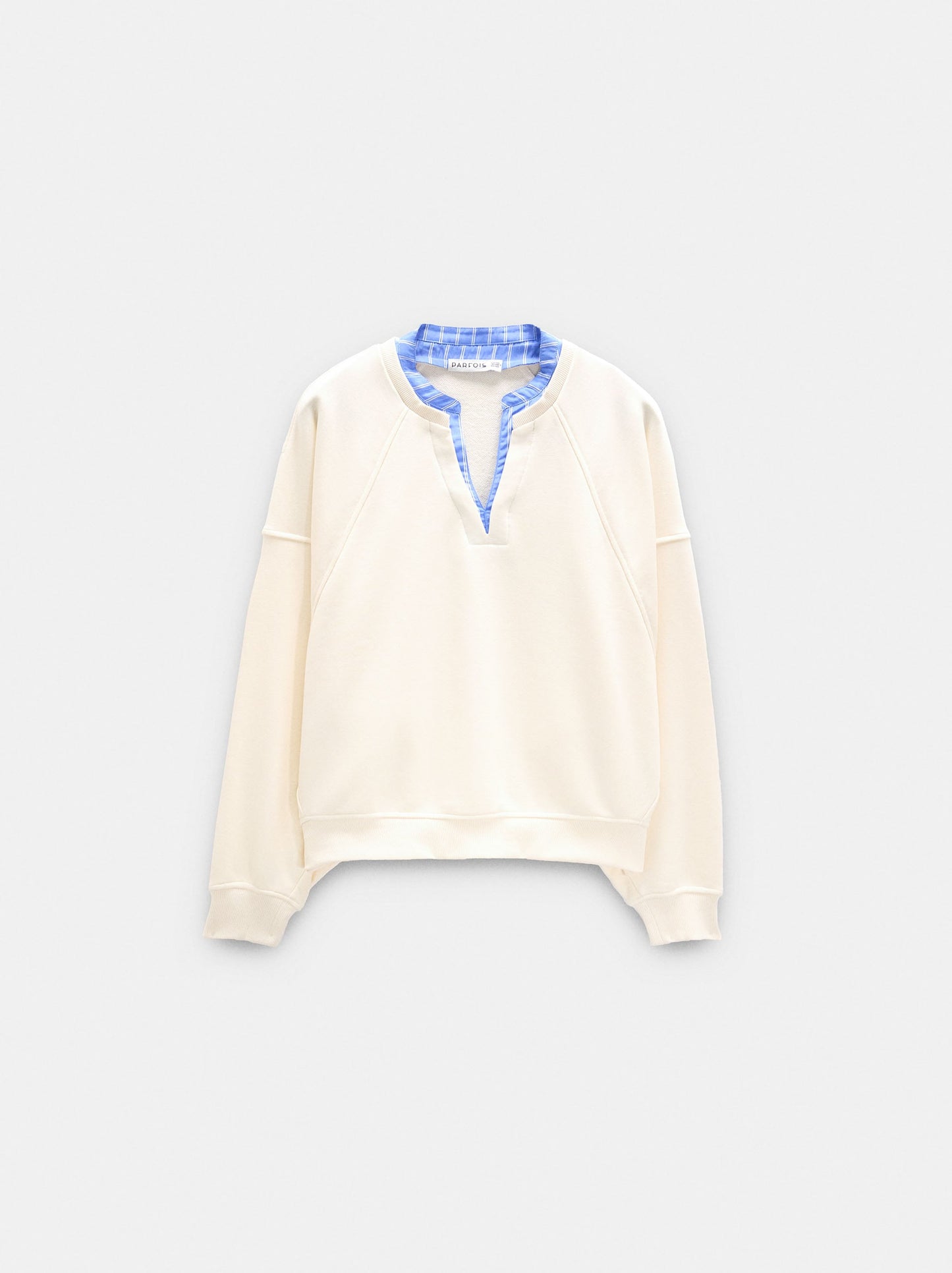 Sweatshirt With Contrast Detail