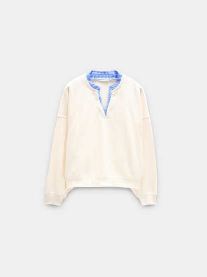 Sweatshirt With Contrast Detail