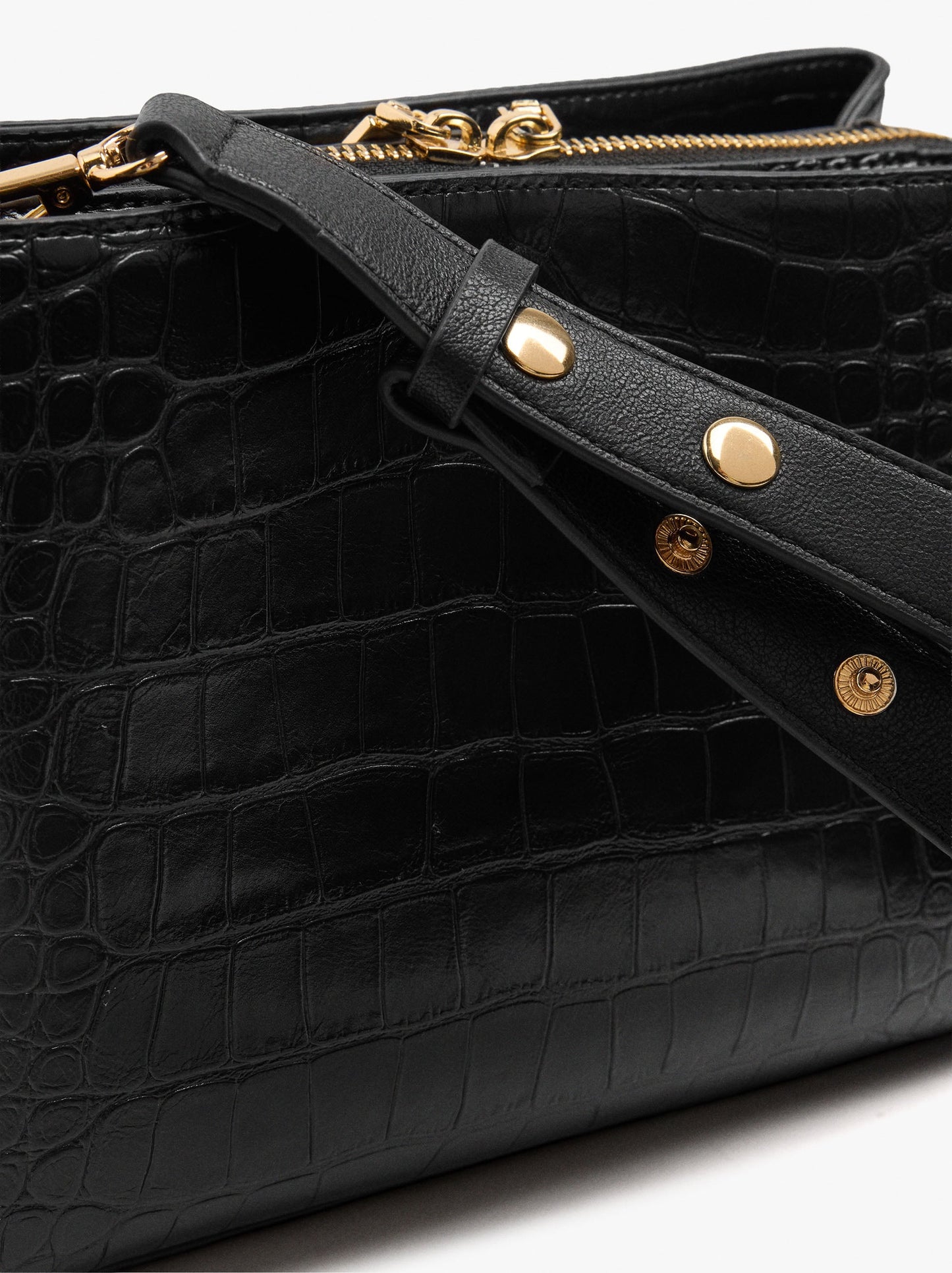 Crossbody Bag With Animal Engraving
