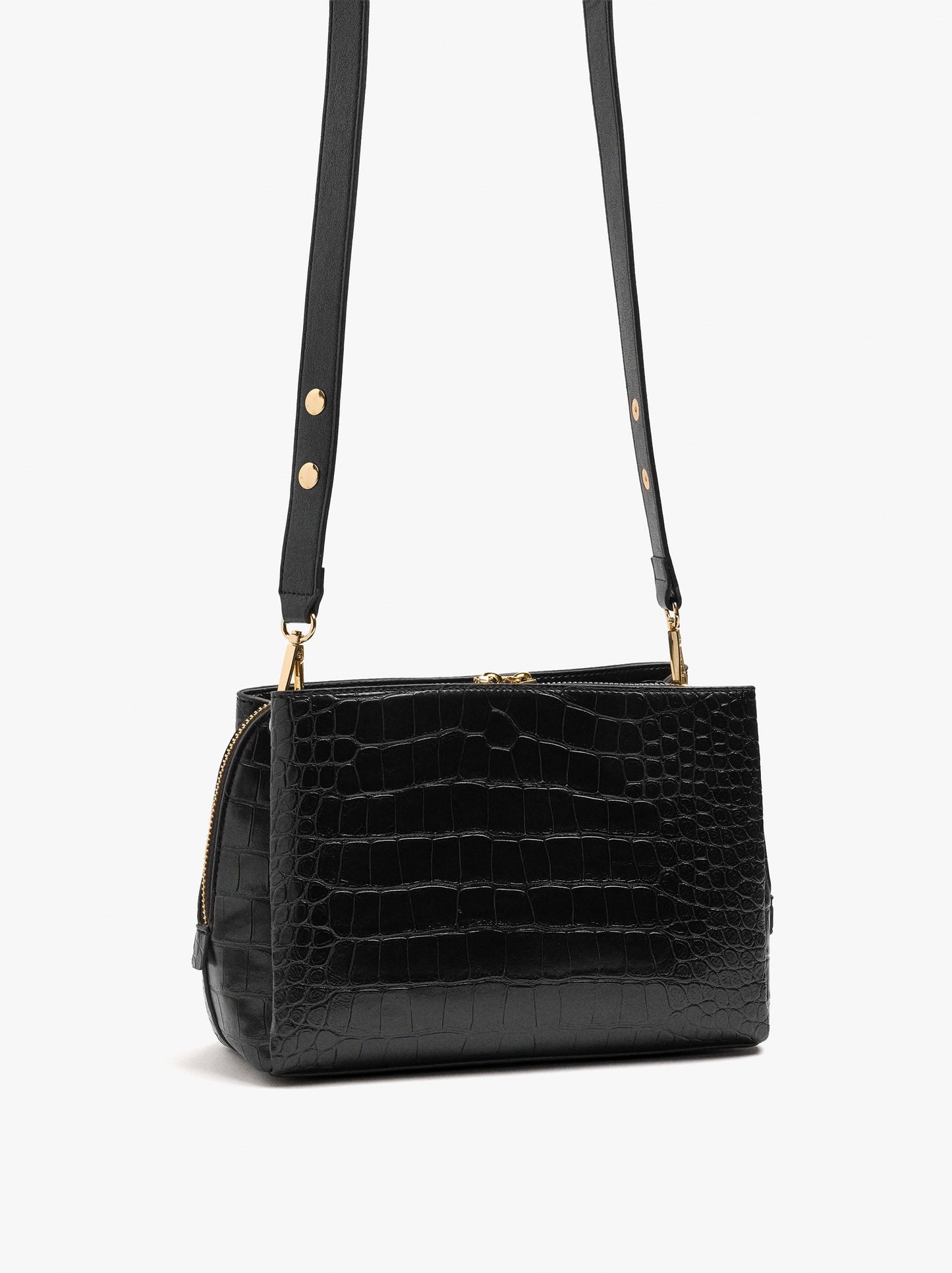 Crossbody Bag With Animal Engraving