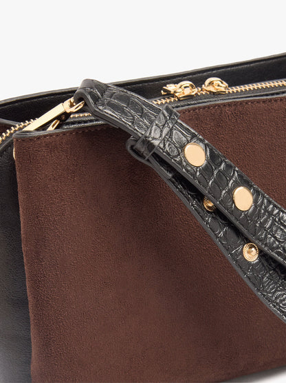 Crossbody Bag With A Leather-Effect Finish