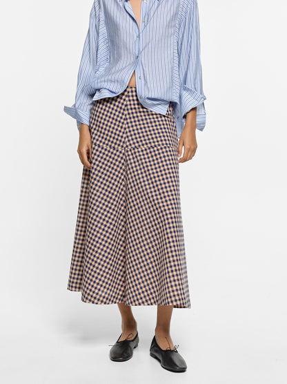 100% Cotton Gingham Skirt