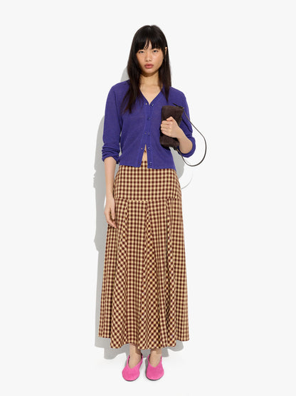 Long Skirt With Vichy Squares