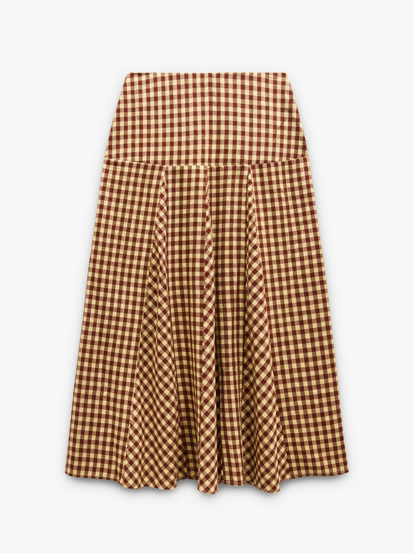 Long Skirt With Vichy Squares