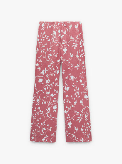 Floral Printed Trousers