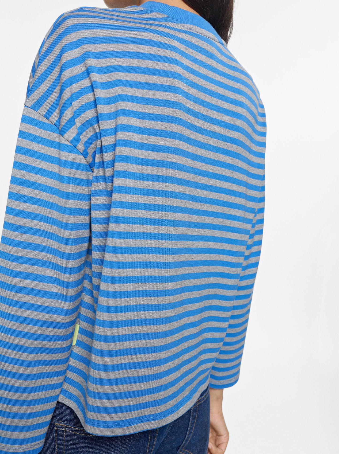 Cotton Jumper With Stripes